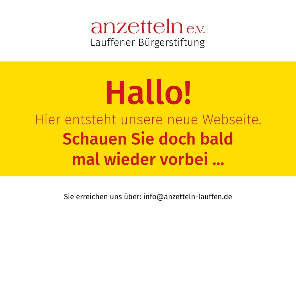 Info Anzetteln